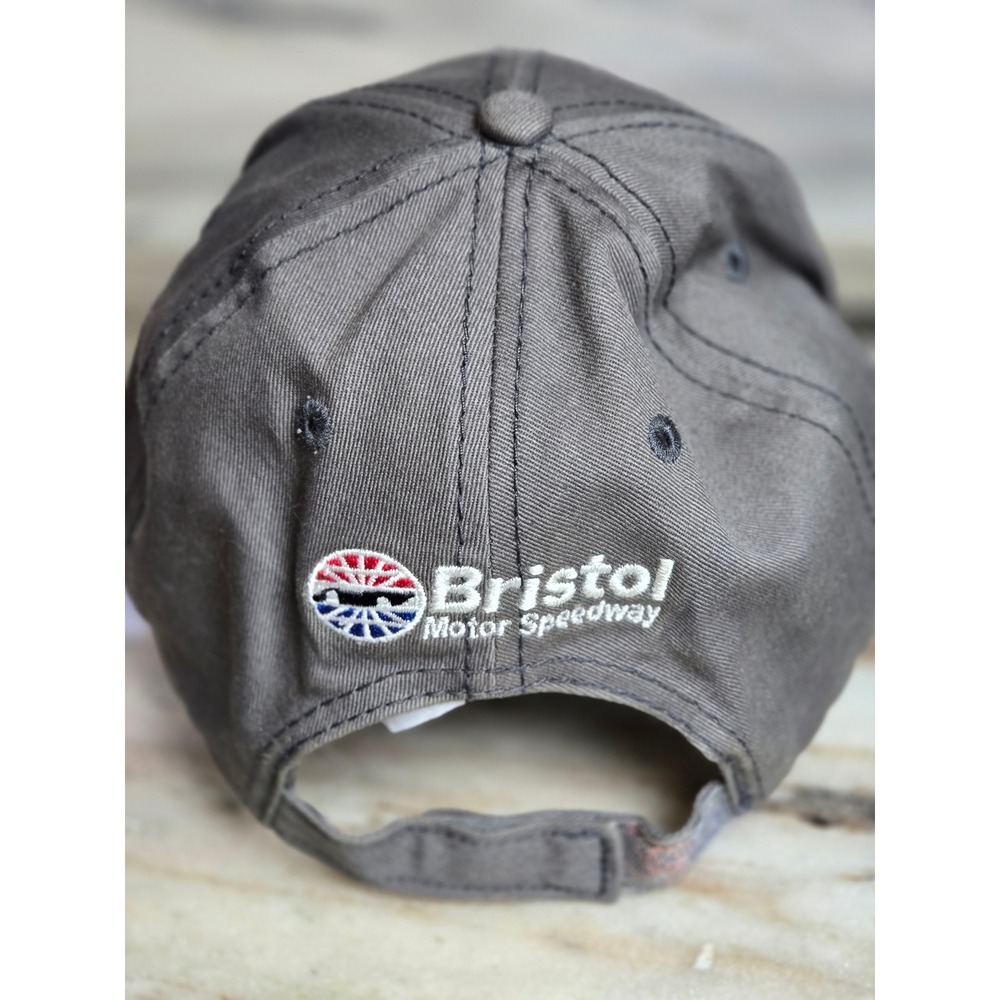Battle at Bristol 2016 Virginia Tech vs Tennessee Football Hat Gray Baseball Cap - Picture 4 of 9